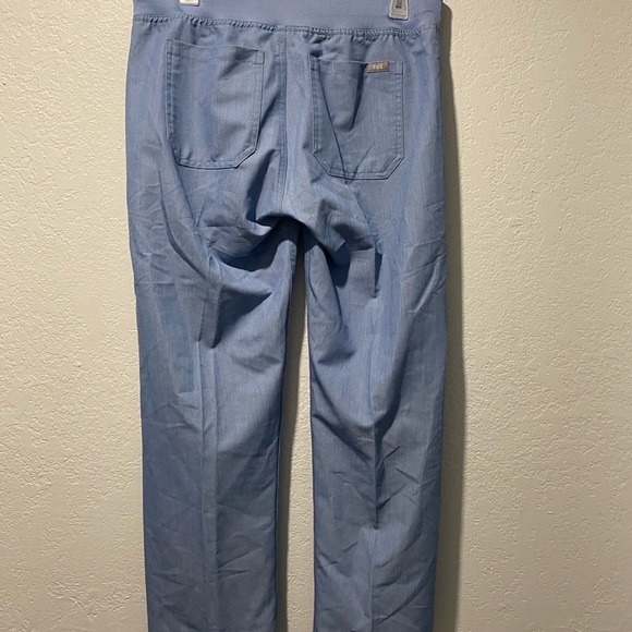 Figs Technical Collection Scrubs Pants Womens S Baby Blue “Drawstring” - Picture 4 of 7